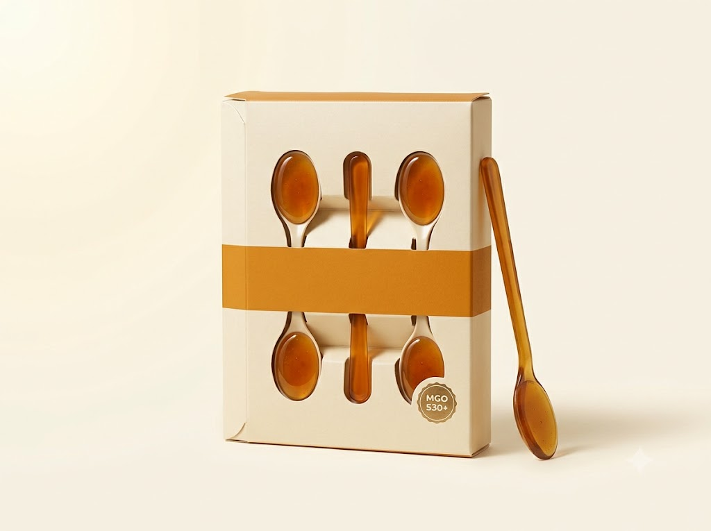 Premium Spoon Honey 12-pack carton, MGO 530+